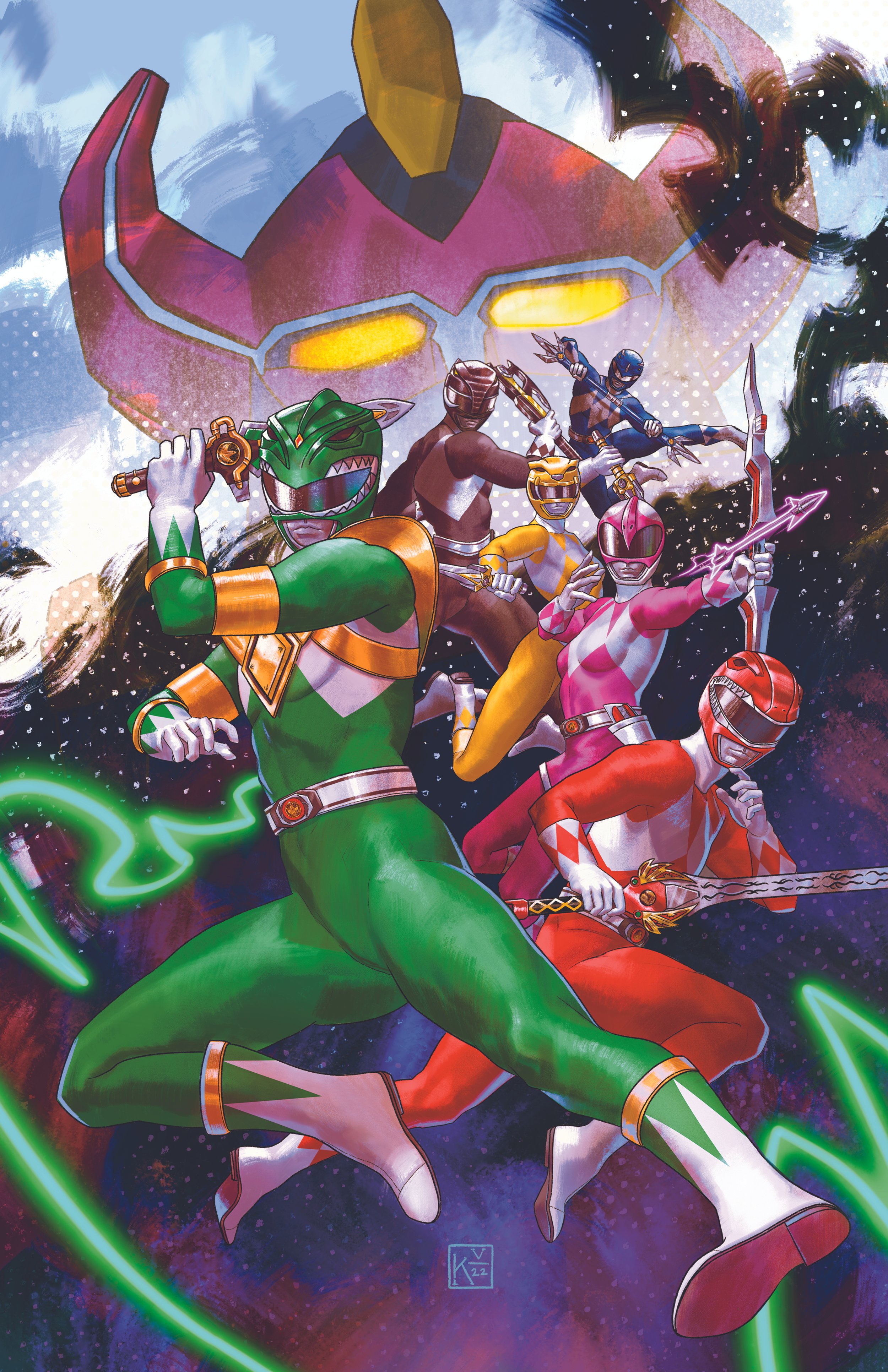 アガベ Rangers Green Ranger with Power Rangers by Keyla Valerio — The Artist Bullpen